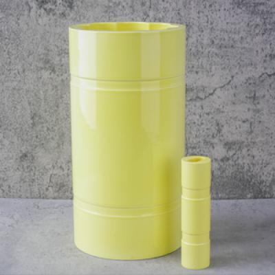 Big Size Yellow Glazed Alumina Ceramic Laser Reflectors