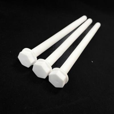 Custom M10 Aluminum Oxide Ceramic Threaded Rods for Kiln Use